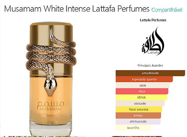 Musamam White Intense Lattafa Eua de Parfam 100ml