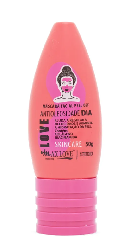 Máscara Facial Peel Off Antioleosidade dia Max Love