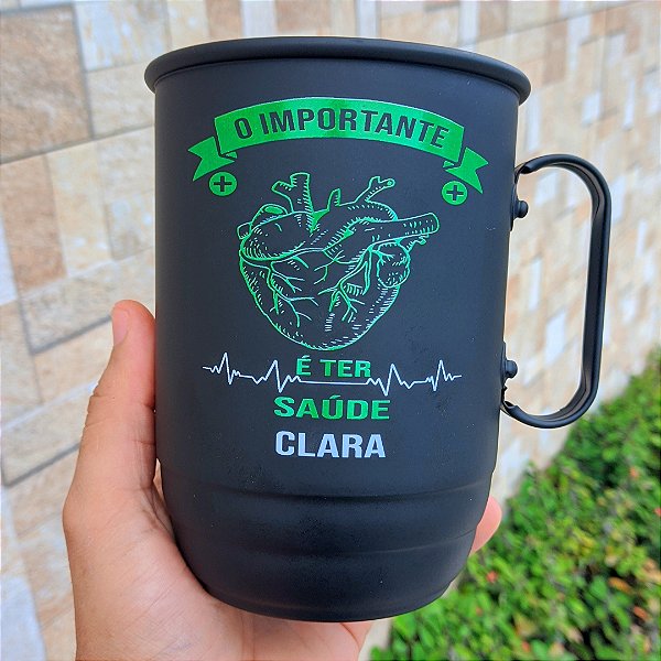 Caneca Enfermagem Terceirão - O importante é ter saúde