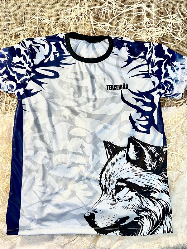 Camisa Interclasse Lobo Personalizada - Estampa Exclusiva para Terceirão, Turmas e Eventos Escolares