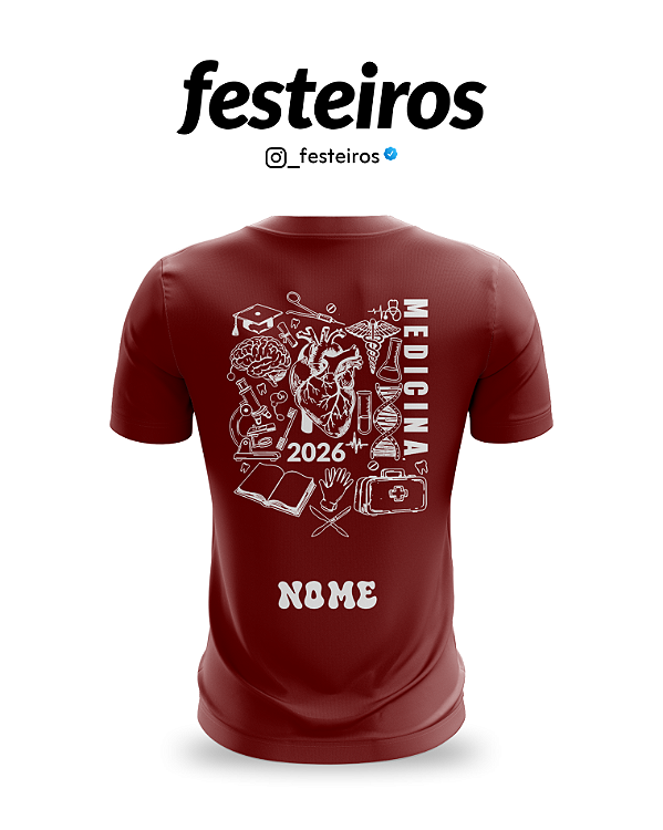Camisa Personalizada para Turmas de Medicina – Formatura & Faculdade