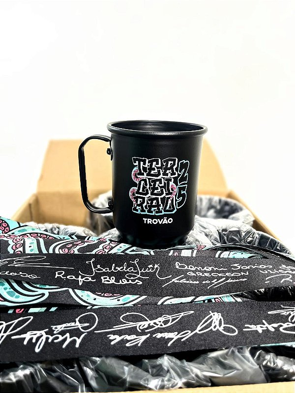 Caneca de Alumínio com Tirante Personalizada Terceirão – Tema Polvo 2025