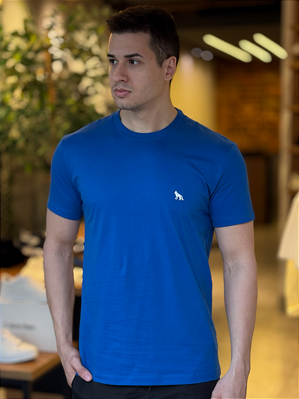 Camiseta Acostamento Básica - Azul Bic