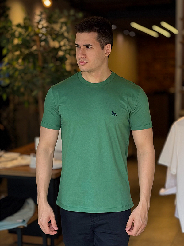 Camiseta Acostamento Básica - Verde Broto
