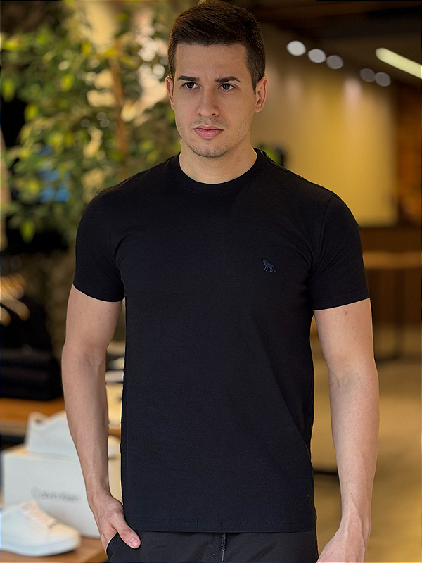 Camiseta Acostamento Básica Preta