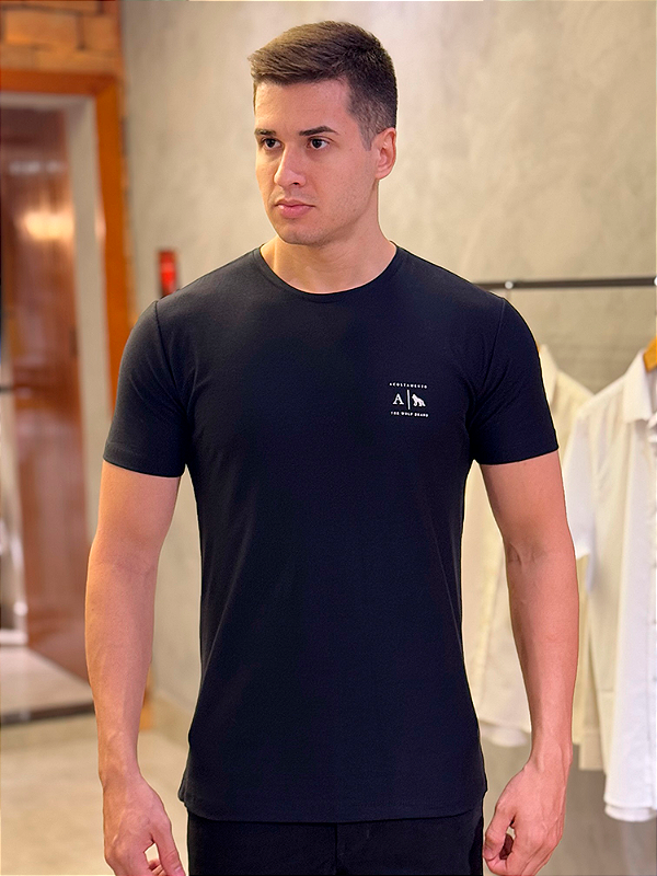 Camiseta Acostamento Casual Preta
