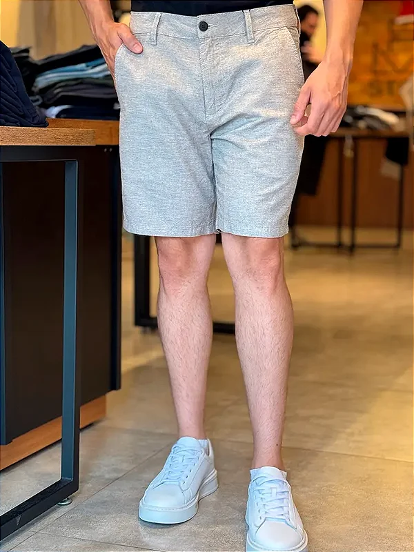 Bermuda Chino Masculina Aramis Café - Estilo Casual Sofisticado