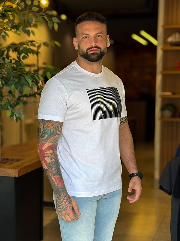 Camiseta Acostamento 3D Branco