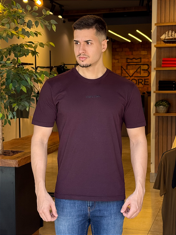 Camiseta John John Rg Clean Vinho