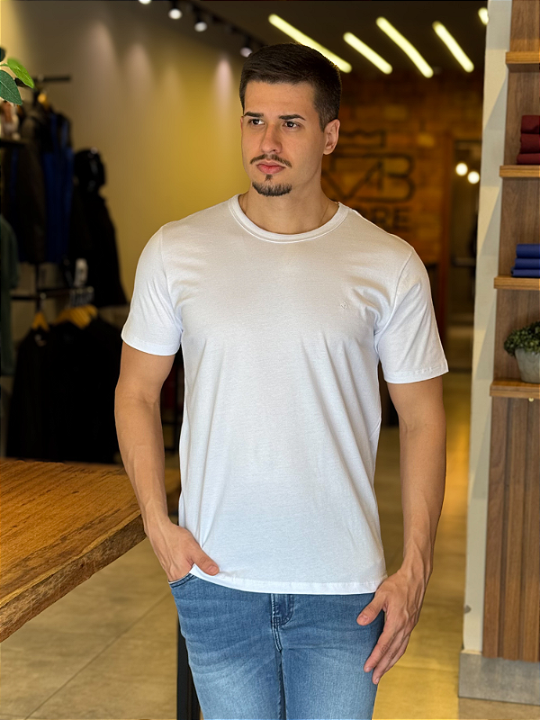 Camiseta Forum Básica New Slim Branca
