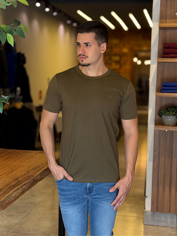 Camiseta Forum Básica New Slim Verde