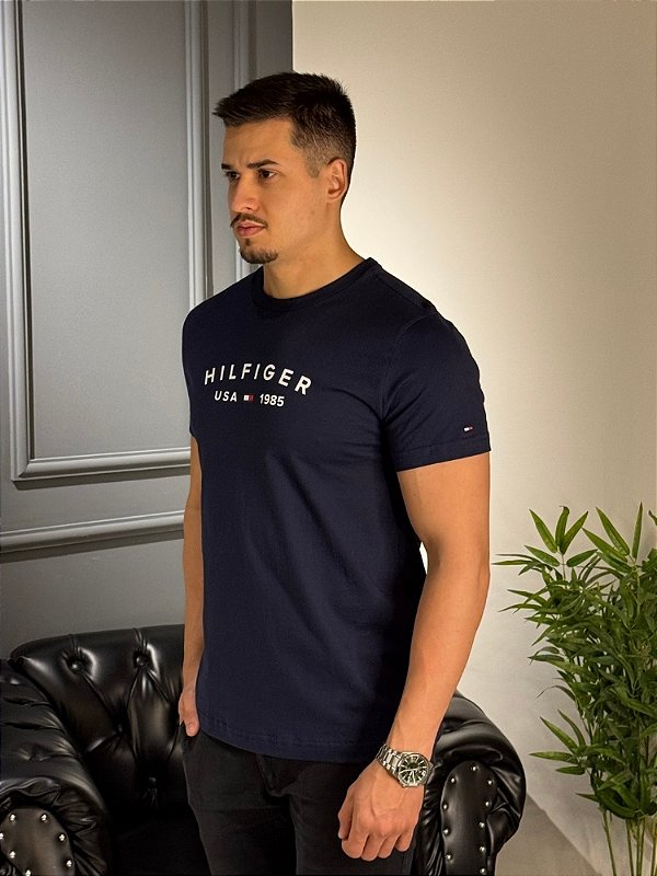Camiseta Tommy Hilfiger USA 1985 Marinho