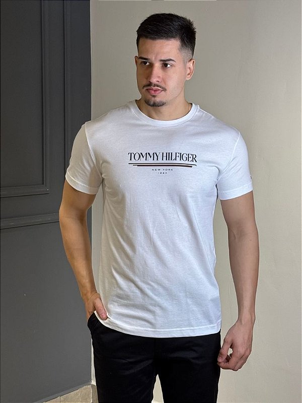 Camiseta Tommy Hilfiger New York 1985 Branca