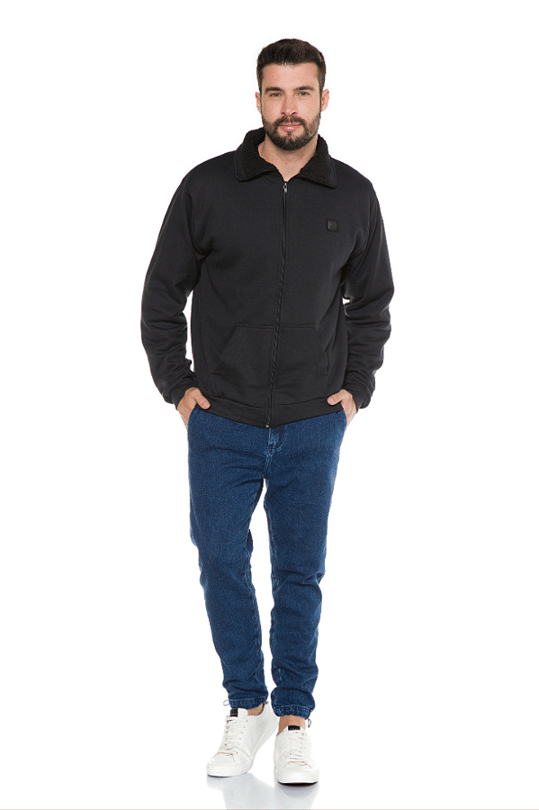 Jaqueta Moletom Forrada Carneiro