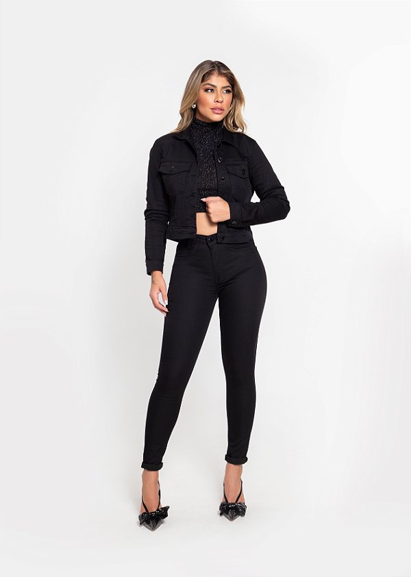 Calça  Skinny Feminina Black  C/ Lycra