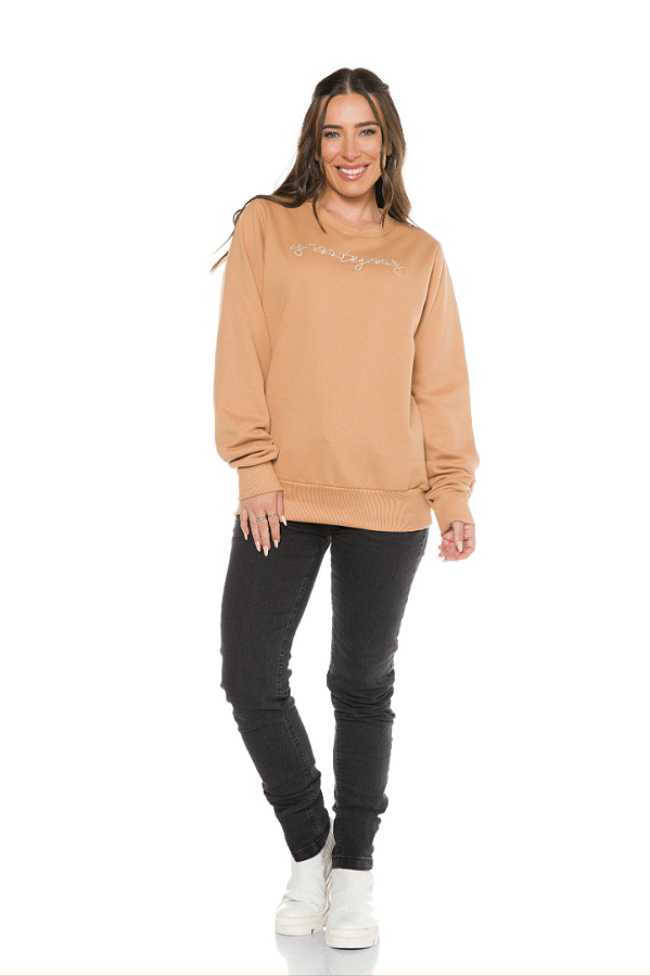 Moletom Gola Redonda