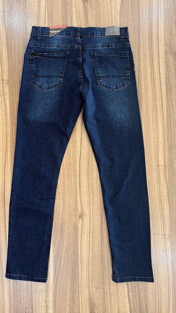 CALÇA JEANS ESCURA MASCULINA TRADICIONAL