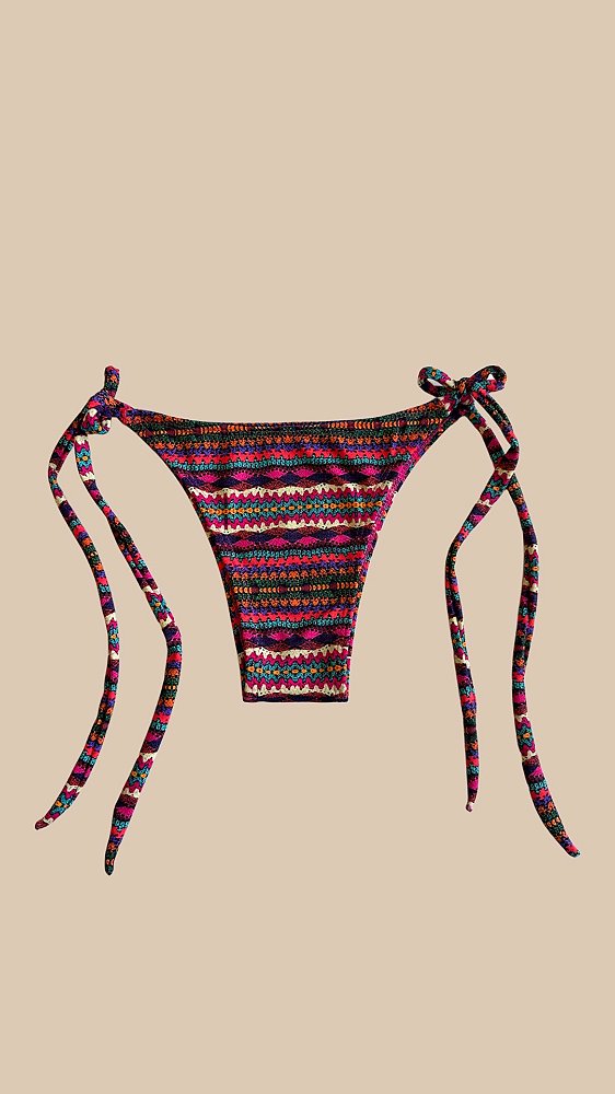 Calcinha Lacinho Crochê