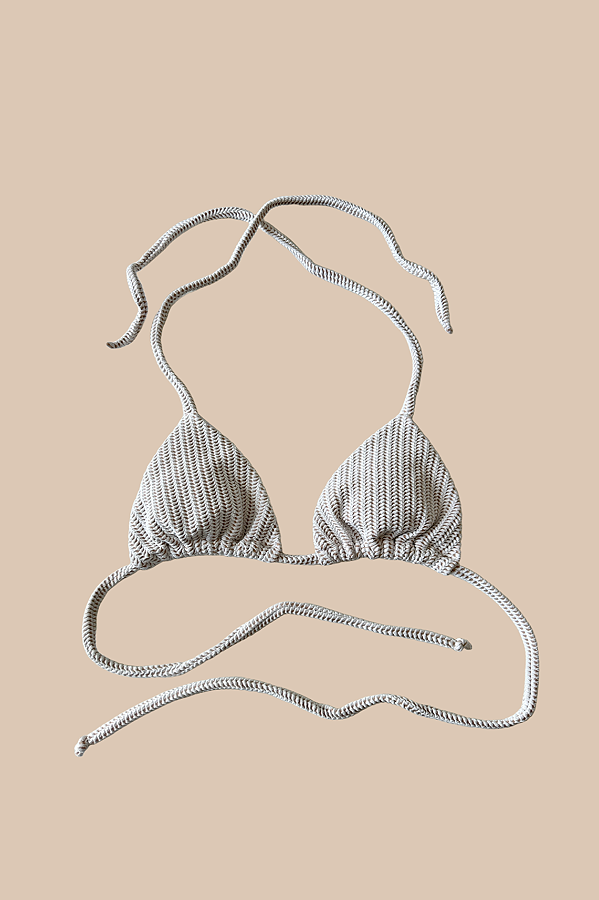 Top Cortininha Areia