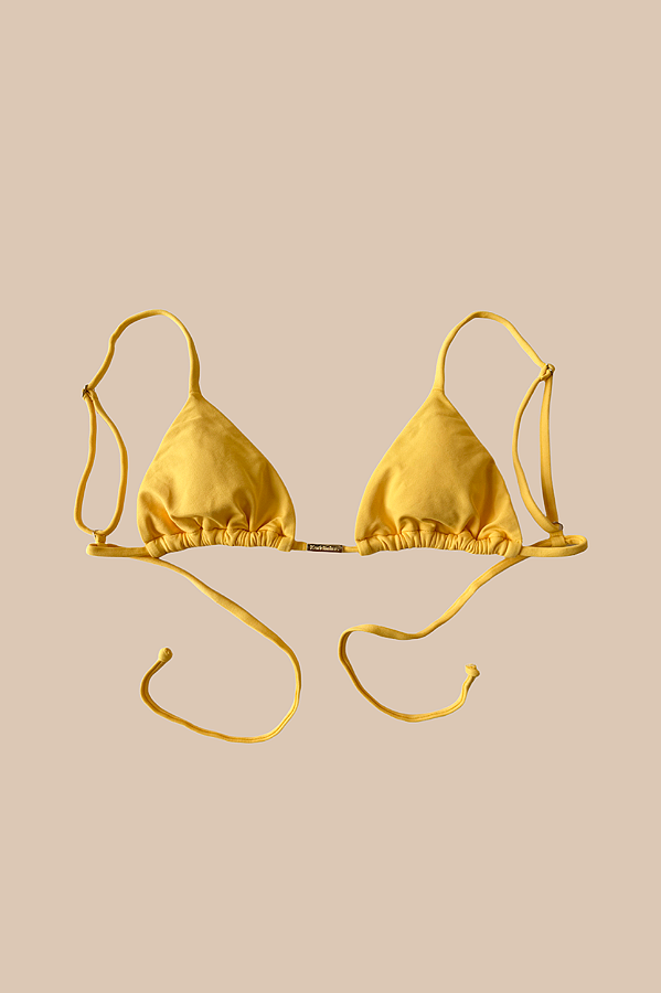 Top Cortininha Unique Amarelo