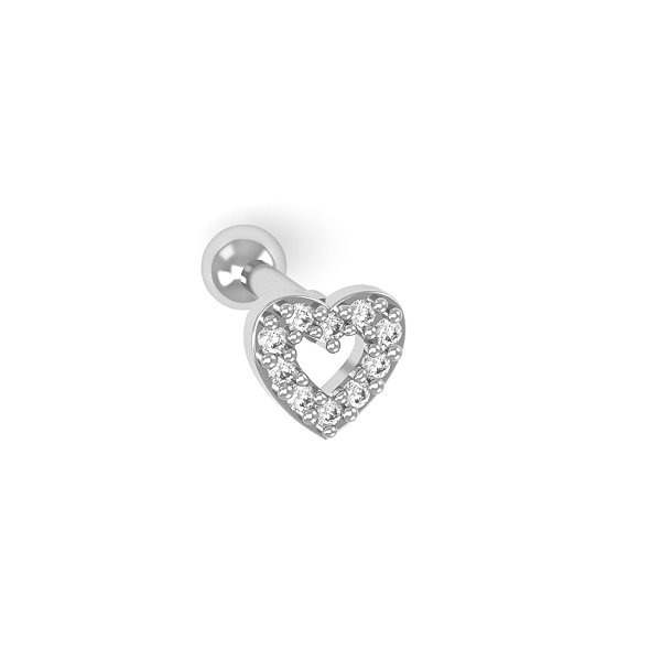 Piercing de Orelha Tragus Prata 925