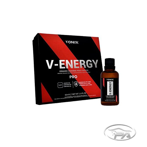 V-ENERGY 50ml - Vitrificador Ceramic Coating para motor Vonixx