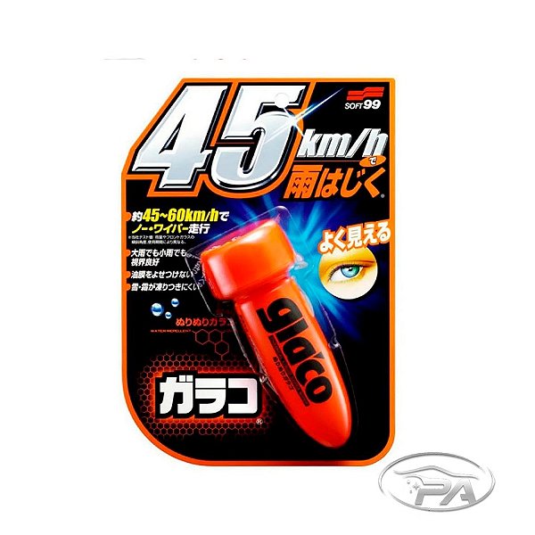 GLACO ROLL ON 75ml - Repelente de água para pára-brisas Soft99