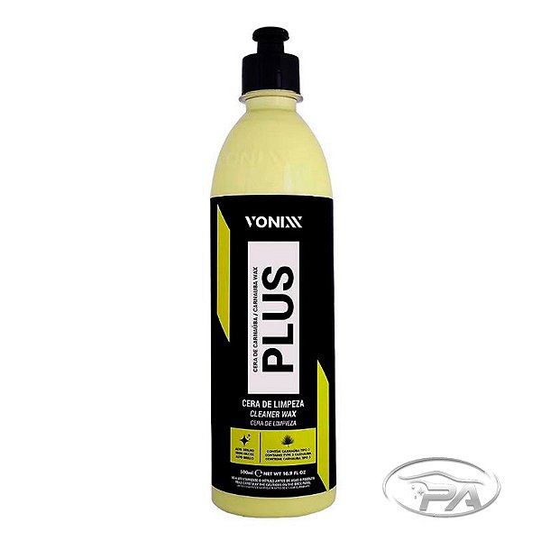 CERA CARNAÚBA PLUS 500ml - Cera limpadora Vonixx