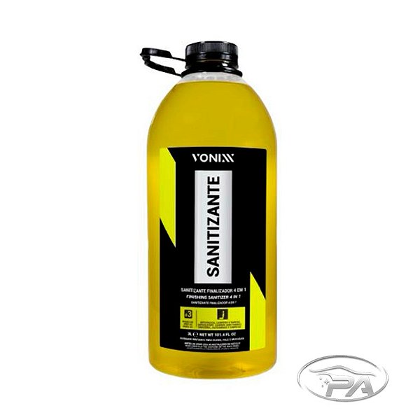 SANITIZANTE FINALIZADOR 4 EM 1 - 3 L - Vonixx