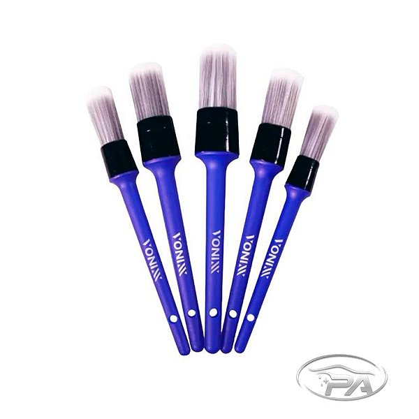 KIT 5 PINCÉIS PARA DETALHAMENTO INTERNO - Vonixx