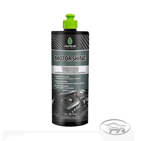 MOTOR SHINE 1,5 L - Verniz protetor de motor, caixa de roda e chassis Protelim