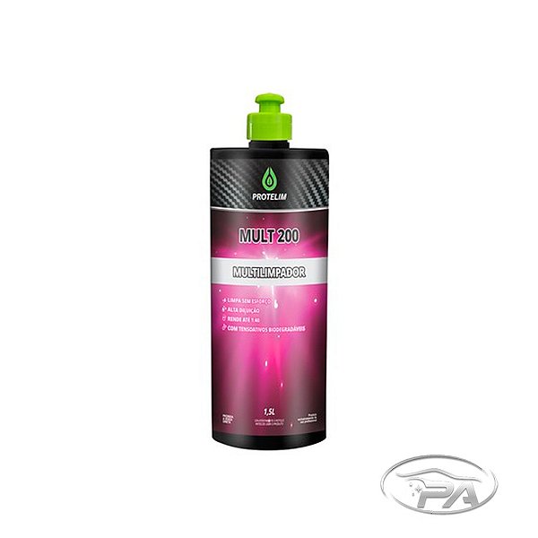 MULT 200 1,5 L - Desengraxante concentrado Multiuso Protelim