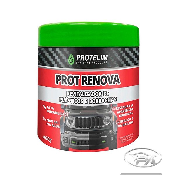 PROT RENOVA 400g - Revitalizador de plásticos e borrachas Protelim