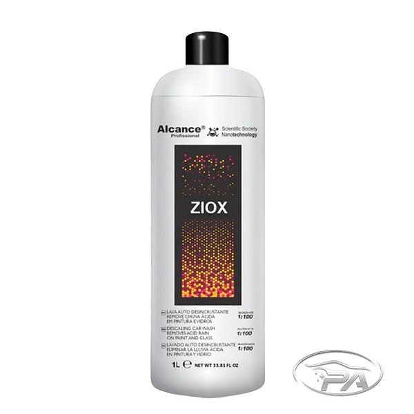 ZIOX LAVA AUTO DESINCRUSTRANTE 1 L - REMOVE CHUVA ÁCIDA NA PINTURA E VIDROS - Alcance