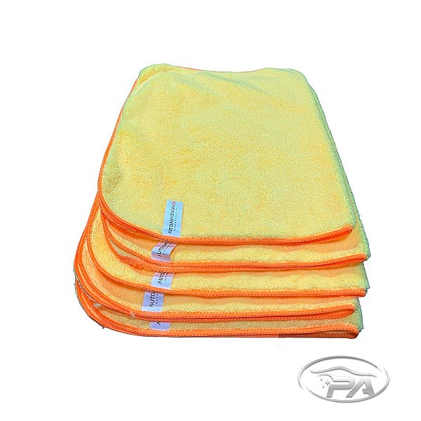 KIT 5 TOALHAS MICROFIBRA 350gsm 40x60cm - Cadilllac