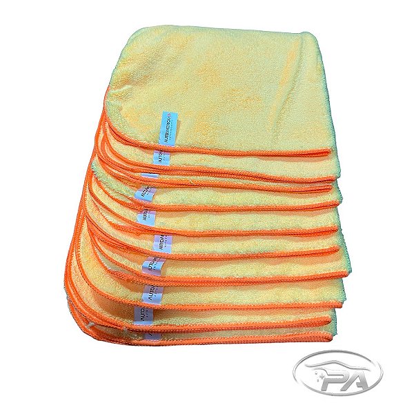 KIT 10 TOALHAS MICROFIBRA 350gsm 40x60 Cadillac