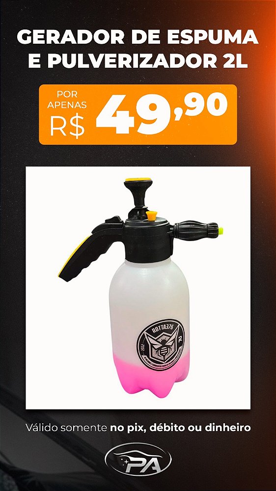 GERADOR DE ESPUMA MANUAL 2L