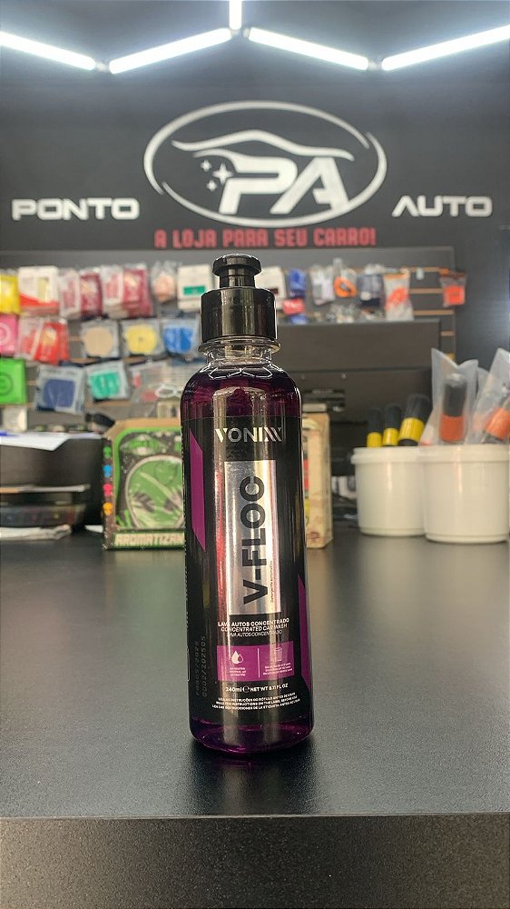 V-FLOC 240ML - Lava Auto Super Concentrado Neutro Vonixx