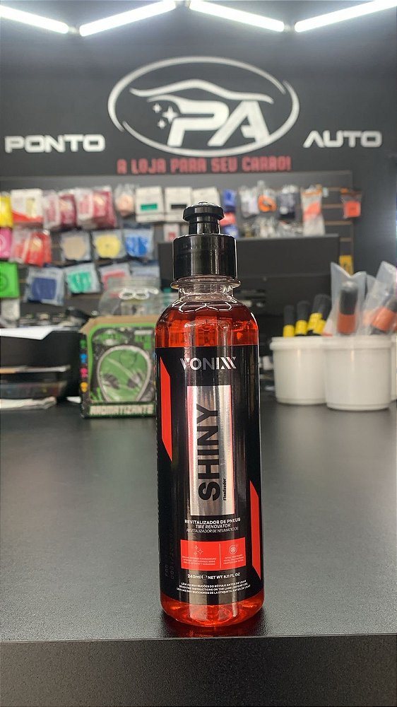 SHINY 240ML - Revitalizador De Pneus Vonixx