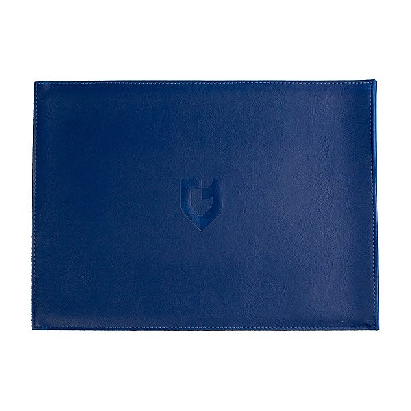 CASE MACBOOK EM COURO AZUL