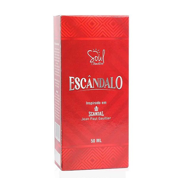 Perfume 50ml Escândalo - Soul Cosméticos