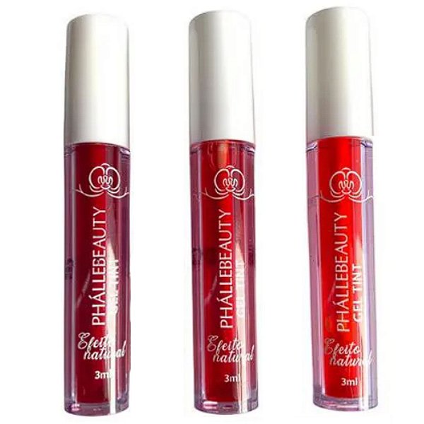 Lip tint em gel efeito natural - Phallebeauty