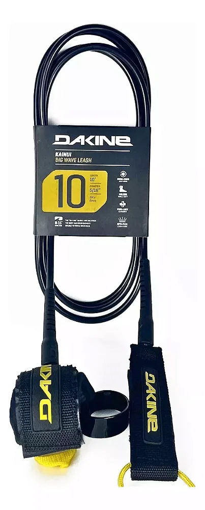 Leash Dakine Kainui  BIG WAVE 10'X 5'/16  8MM Preto