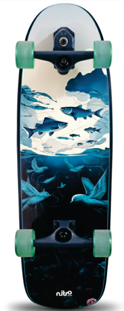 SURF SKATE MAX II Modelo Surf Dream 30`X 10` - marca NITRO