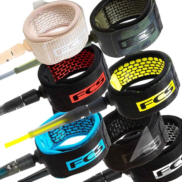 Leash FCS Essential Series  Comp  6' x 5.5 mm ( 5 Cores )