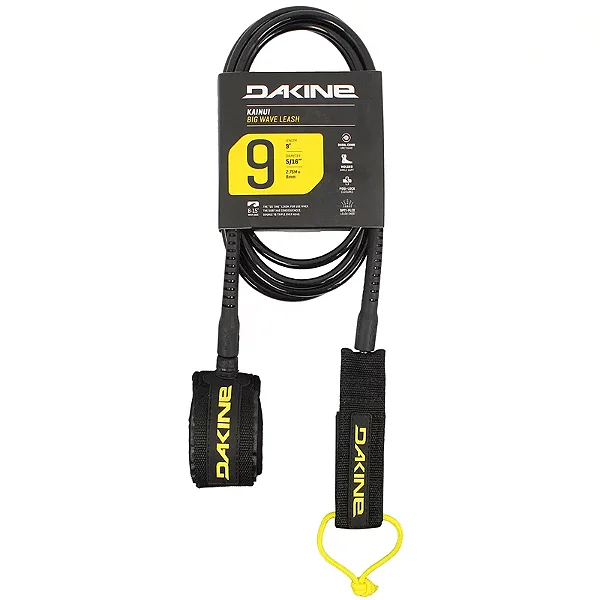 Leash Dakine Kainui  Big Wave 9'X 5'/16  8MM Preto
