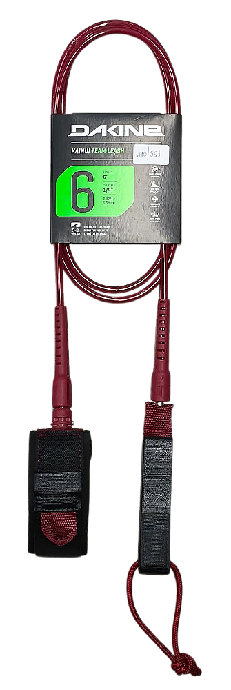 Leash Dakine Kainui Team 6 'X 1/4 6,5 mm SUNDRIED TOMATO