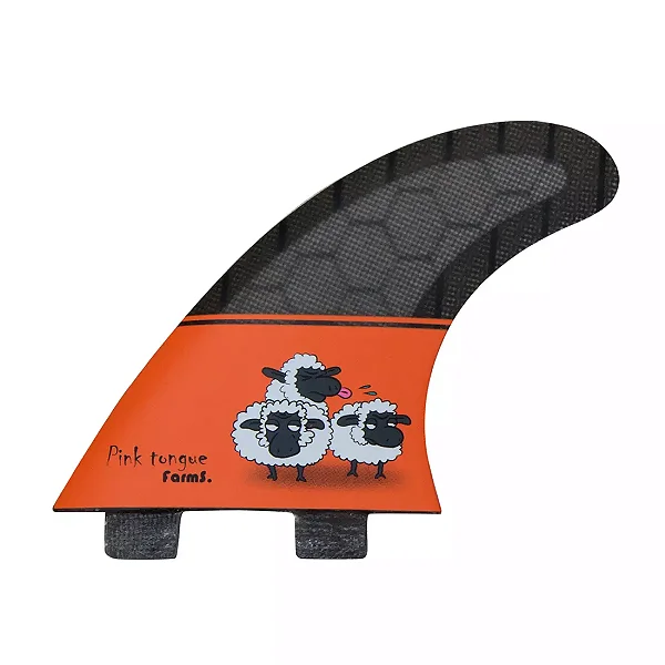 Quilha Farms  Pink Tongue  Fcs 1 Medium (Thruster)