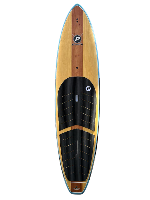 Prancha SUP Pro Ilha   11’  - 220 Lts  EPS - WOOD - Borda cor Azul