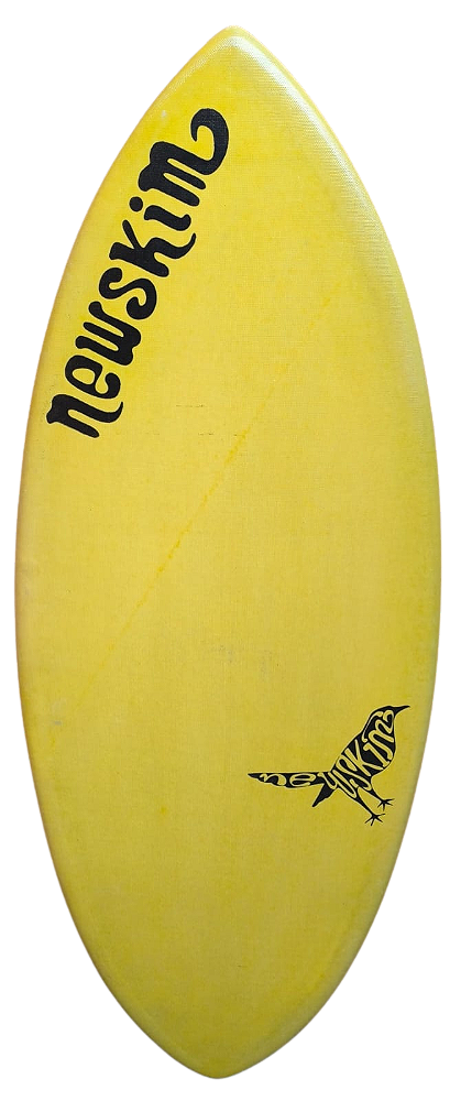 Prancha de Skimboard Newskim Híbrido M - Amarelo
